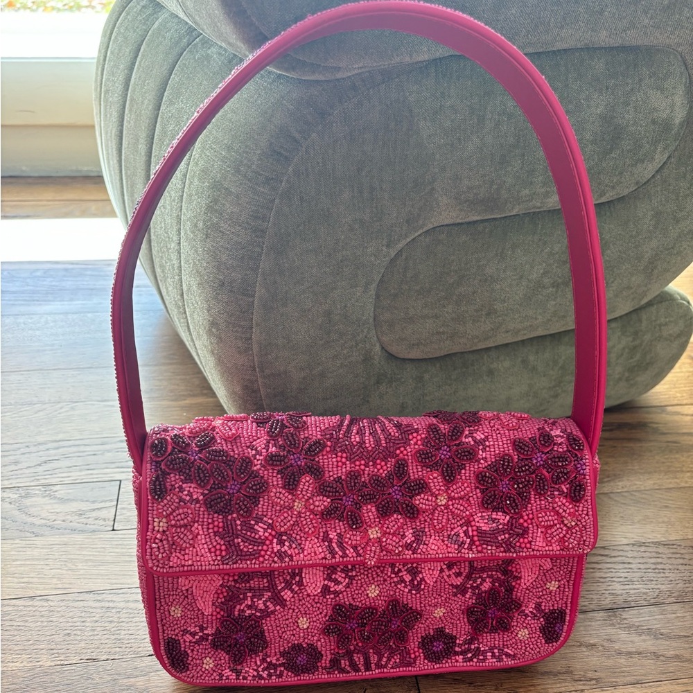 STAUD Tommy Shoulder Bag (Summer Garden Party print)